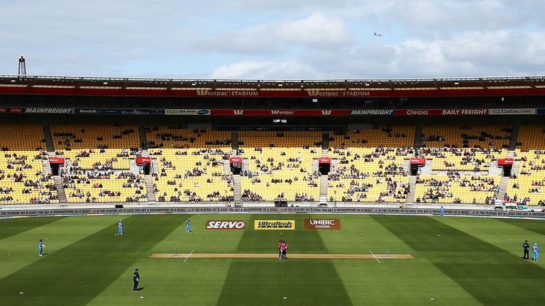 Wellington Regional Stadium will stage the final three matches of the T20 series behind closed doors