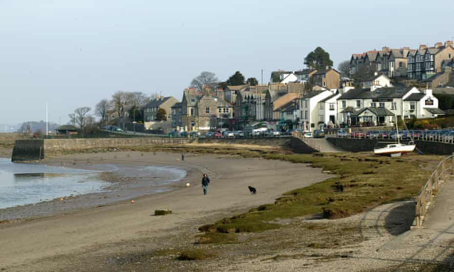 The Cumbrian seaside village of Arnside.