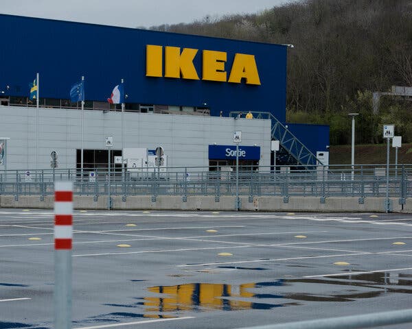 The Ikea store in Franconville, France, where employees were monitored, documents showed.