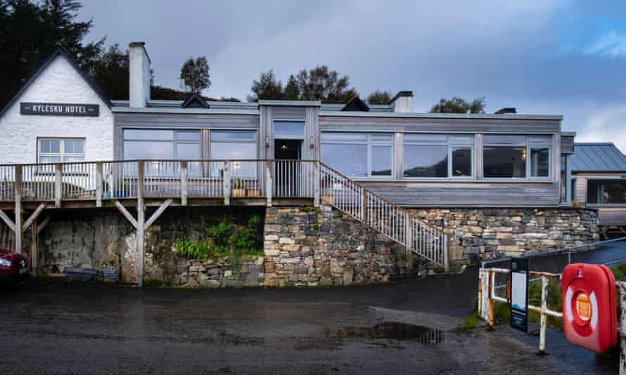 On the banks of Loch Glendhu… Kylesku Hotel, Sutherland.