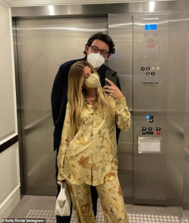 Love interest: The daughter of Lionel Richie went Instagram official with Elliott Grainge ¿ the son of Universal Music Group CEO Lucian Grainge ¿ in late March; pictured March 26