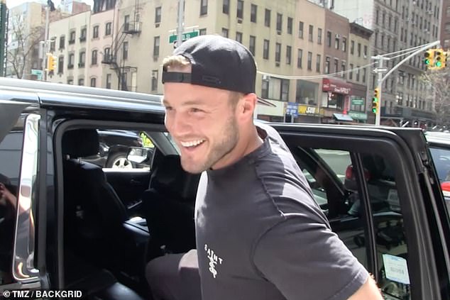 Support: The former Bachelor, 29, was spotted out in NYC after the episode aired, telling TMZ that the outpouring of support 'has all been great, it's all been love'