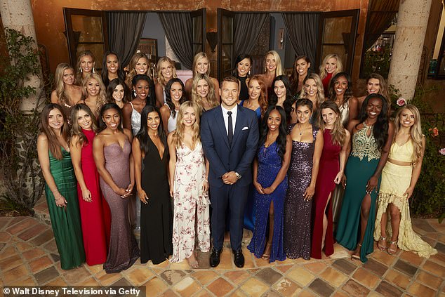 Difficult: Colton, who documented his quest to find his perfect woman on three seasons of the ABC dating show franchise, admitted that he thought being chosen for The Bachelor was a sign that God was 'making him straight'