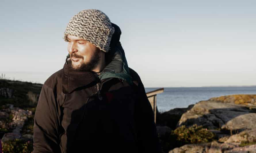 Dan Richards on the island of Klovharun in the Pellinki archipelago, Finland.