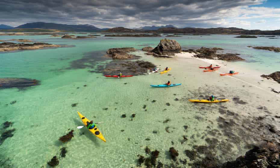 Kayaking in the Sound of Arisaig with Arisaig Sea Kayak Centre