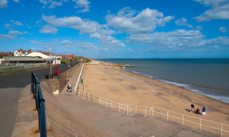 The Empty beach on a sunny day