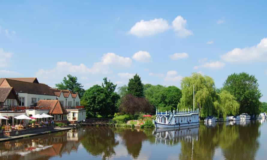 Tranquil times: the Swan at Streatley.