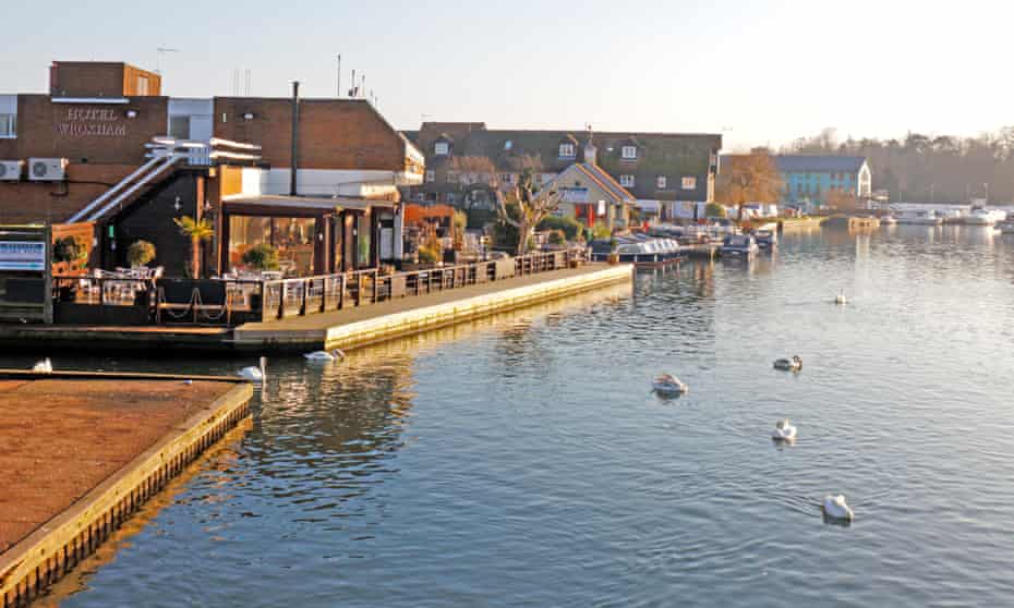 Take a broad view: the River Bure and Hotel Wroxham.