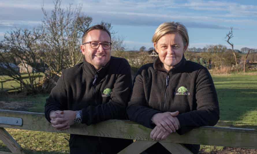 Graham and Kirsty Kirk, owners of Beech Farm Cottages: