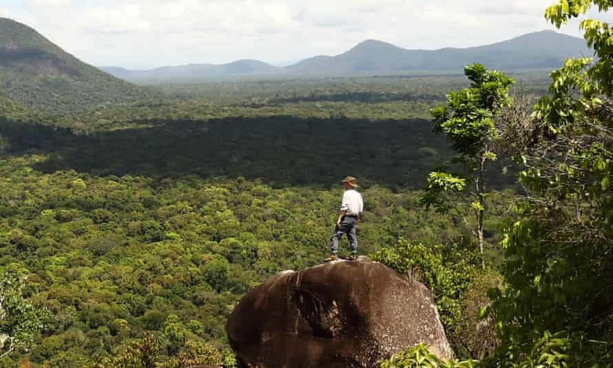 Kevin Rushby in the jungles of Rewa, Guyana