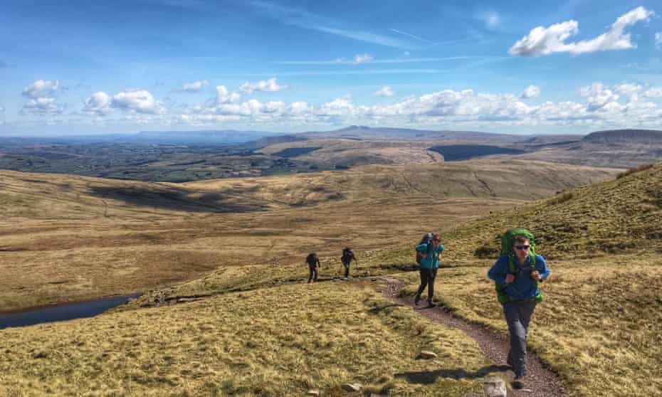 Walkers on the Cambrian Way.