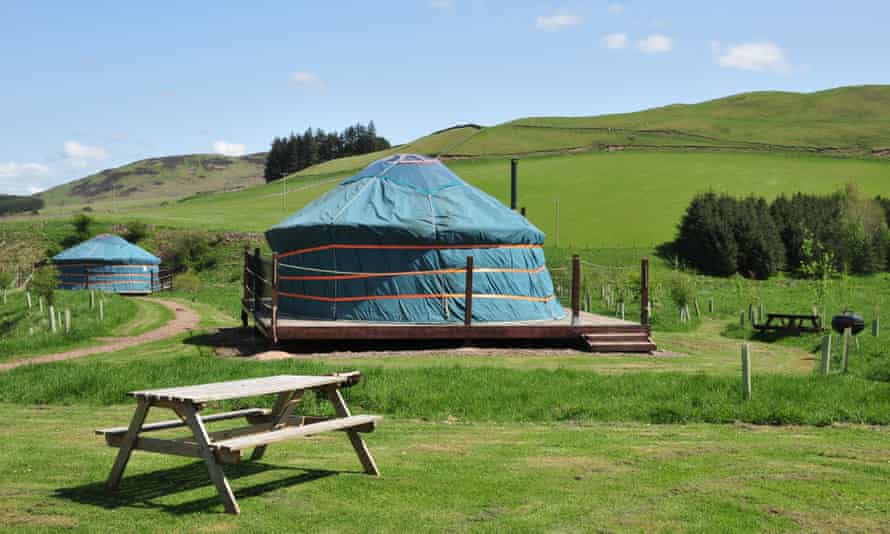 Ettrick Valley Yurts in Scotland