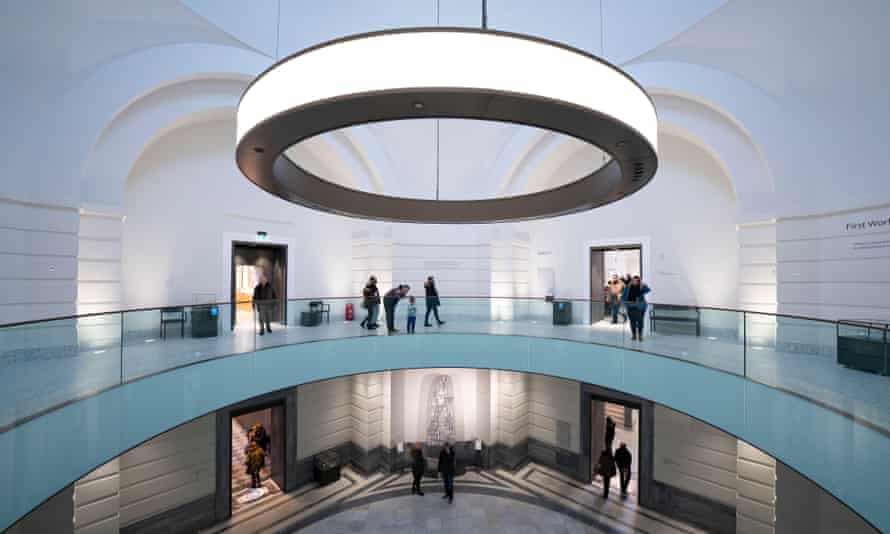 New reopened Aberdeen Art Gallery after refurbishment to add new floor in Aberdeen, Scotland, UK2ACEGMD New reopened Aberdeen Art Gallery after refurbishment to add new floor in Aberdeen, Scotland, UK