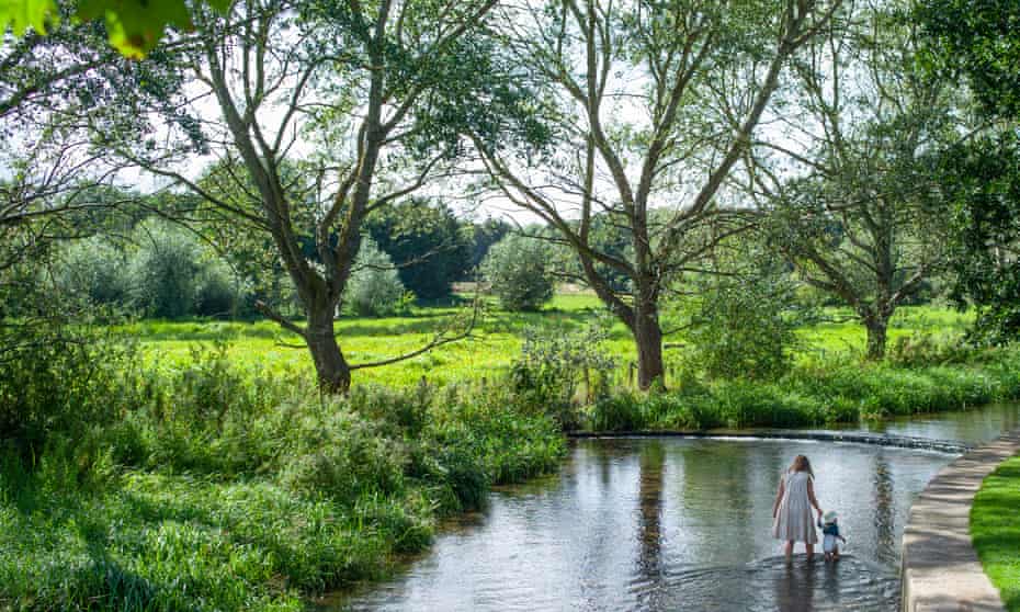 The River Darent at Eynsford, Kent.