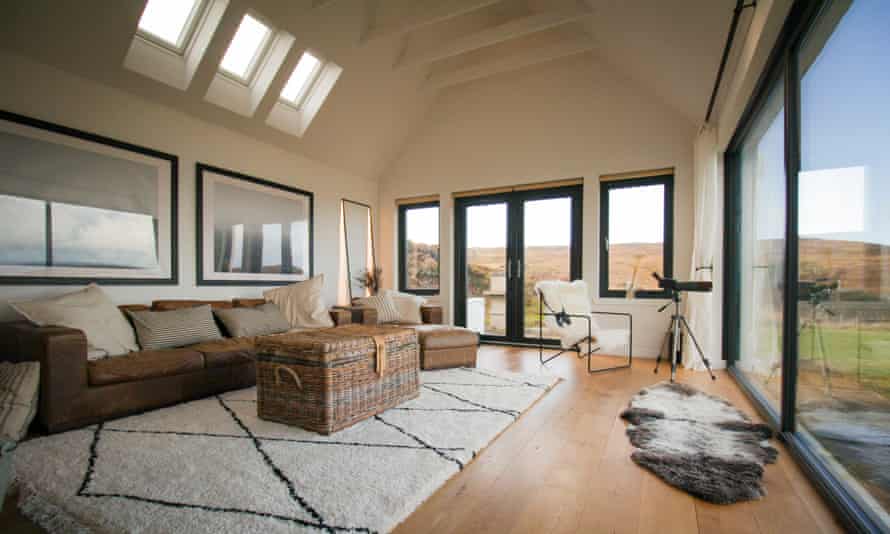 Sun room, Milovaig House, Isle of Skye