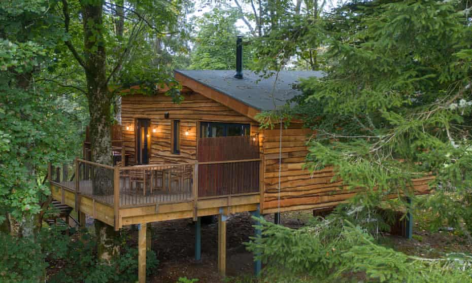 Lanrick Treehouses, Lanrick, Nnear Doune, Perthshire