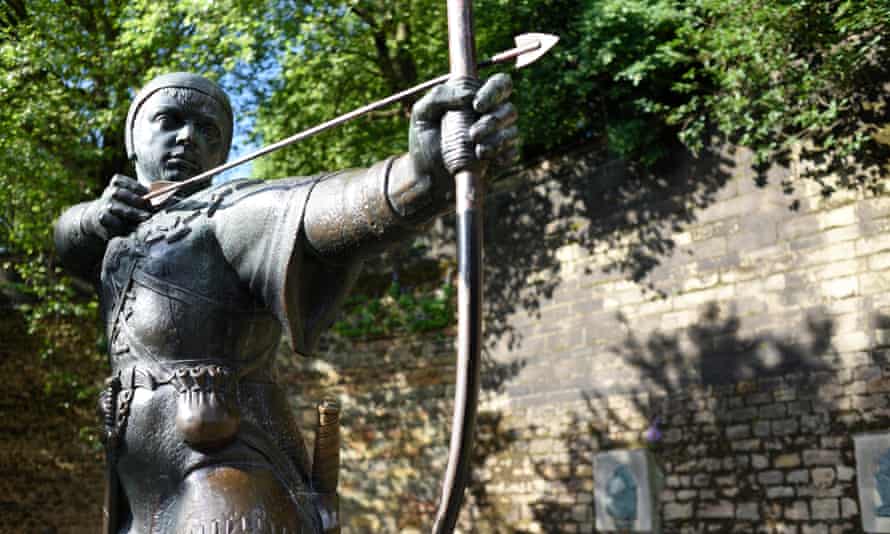 The Robin Hood Statue Nottingham Castle