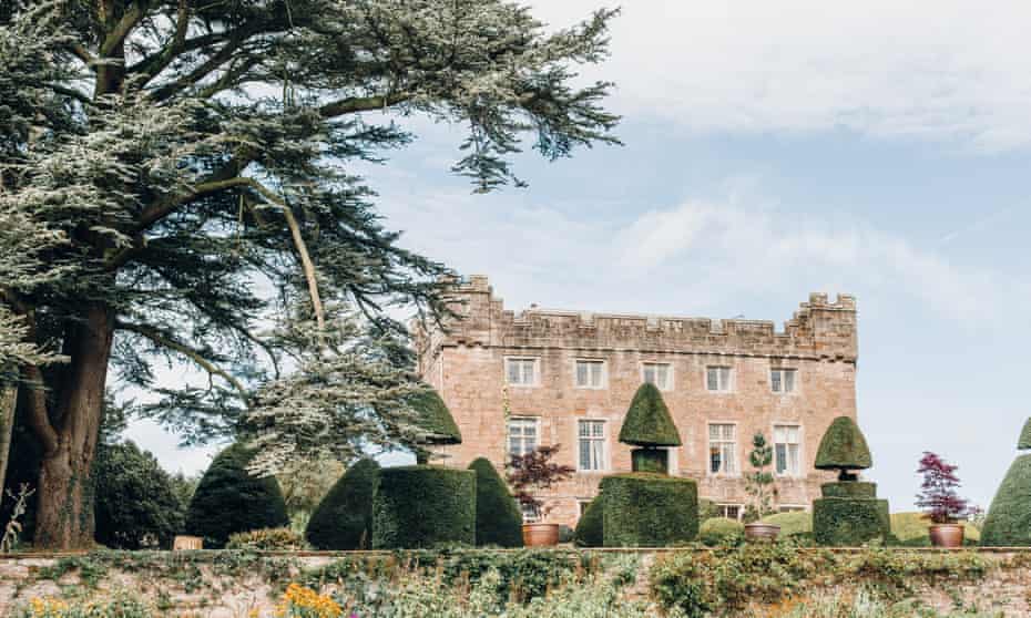 Exterior of Askham Hall, Penrith, Lake District, UK.