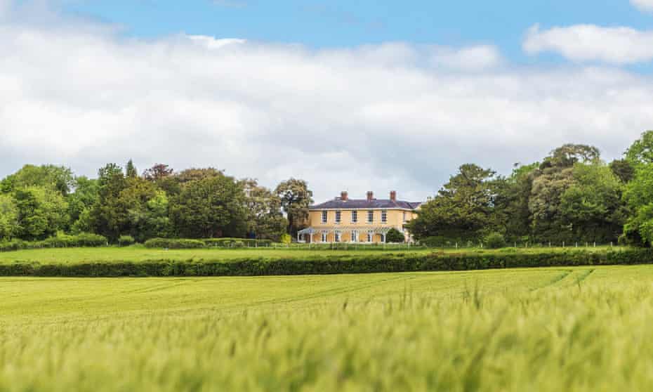 Exterior of The Pig in the South Downs, near Arundel, West Sussex, UK