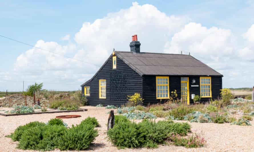 Prospect Cottage, the home and garden of the film-maker Derek Jarman, Dungeness, Kent, UK.