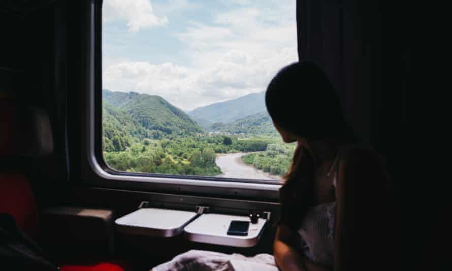 On board the train from Podgorica to Belgrade