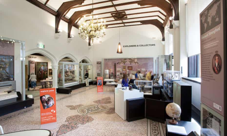 Artefacts from pilgrims are among the attractions at Beaney House, Canterbury.