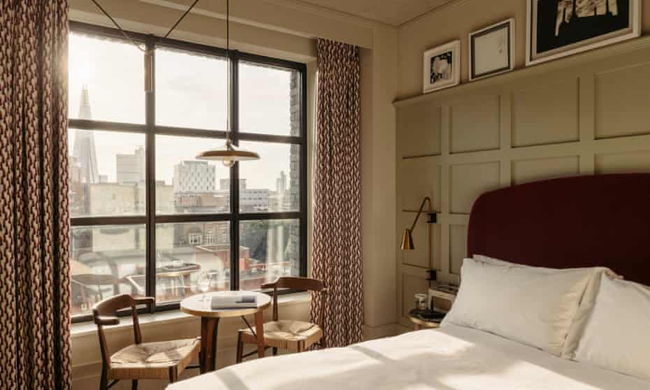 ‘Views across London’: Southwark/Hoxton Hotel.