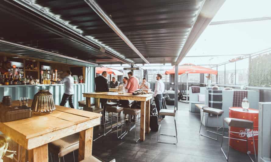 A rooftop bar at Kelham Island.