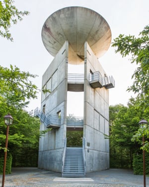 Mont des Avaloirs observation tower near Pre-en-Pail in the Mayenne