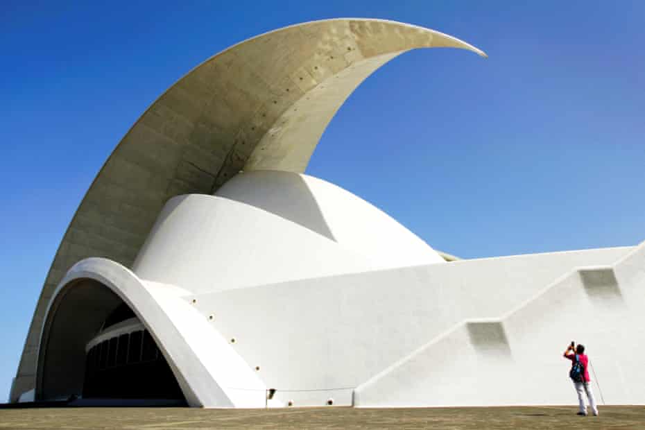 the Auditorio de Tenerife Adán Martín, Santa Cruz de Tenerife, Canary Islands, SpainM7EK1G Auditorio de Tenerife Adan Martin, Santa Cruz de Tenerife, Canary Islands, Spain