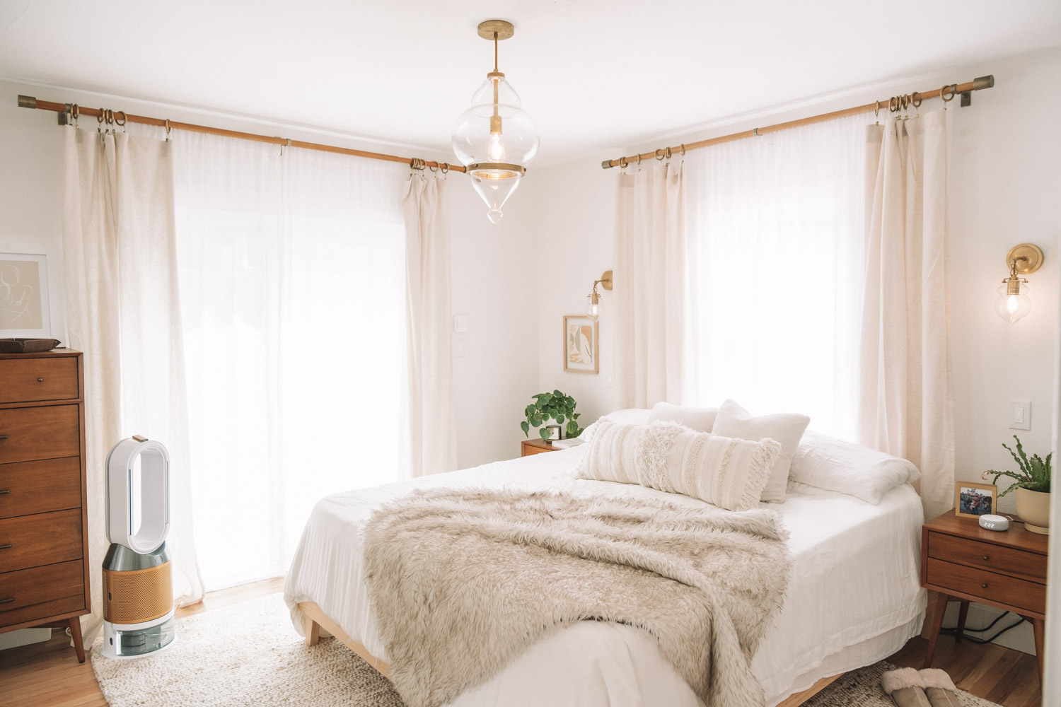 boho modern main bedroom