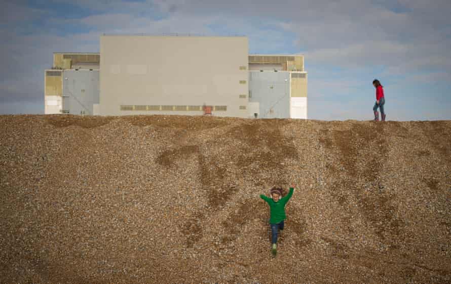 A shingle beach in Dungeness