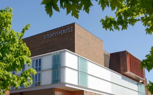 Chester Storyhouse arts venue which includes a theatre cinema and library