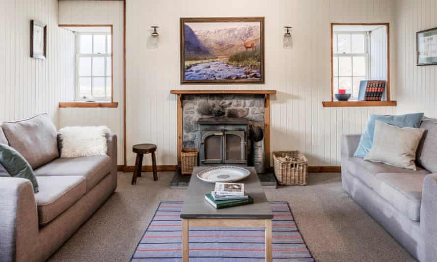 Deanich Lodge’s comfortable sitting room