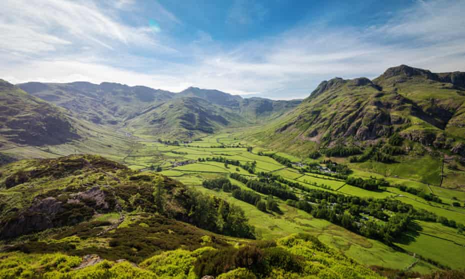 Langdale valley Lake District United Kingdom