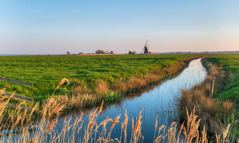 Halvergate Marshes on the Norfolk Broads, also called Halvergate MillT6TD9Y Mutton’s Drainage Mill at Halvergate on Berney Marshes on the Norfolk Broads, also called Halvergate Mill