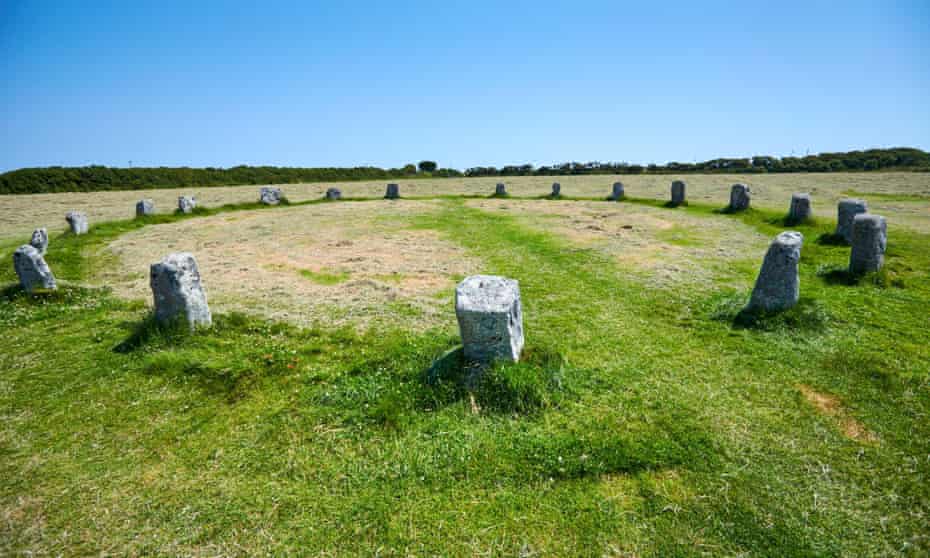 The Merry Maidens of Boleigh stone circle.