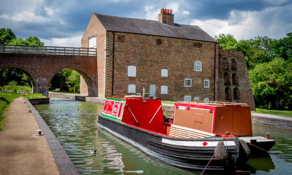 Moira Furnace Museum on the Ashby Canal, which once served the former mining district of Moira.