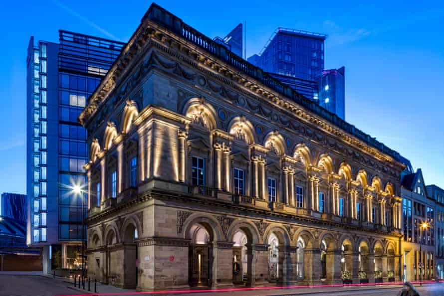 The Edwardian hotel now occupies the Free Trade Hall.