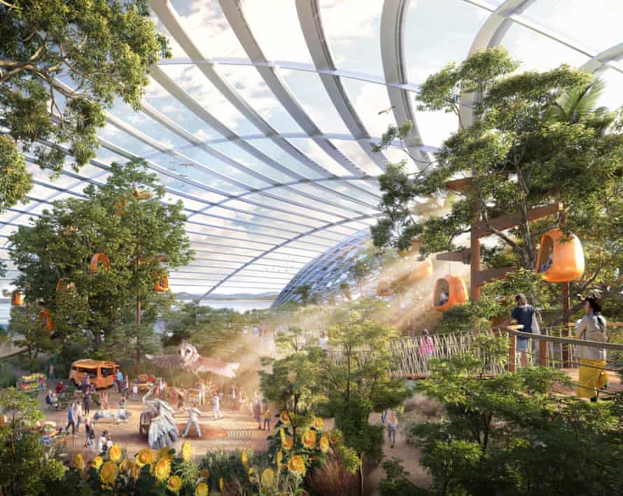 Artist’s impression of the Eden Project North interior