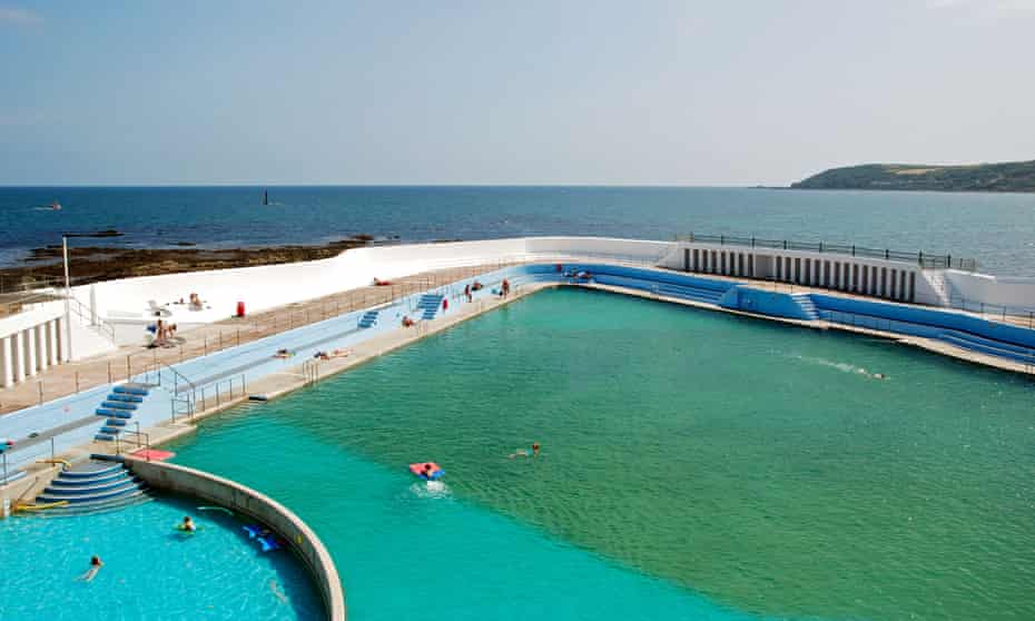 ‘Britain’s largest seawater swimming pool’: Jubilee Pool, Cornwall.