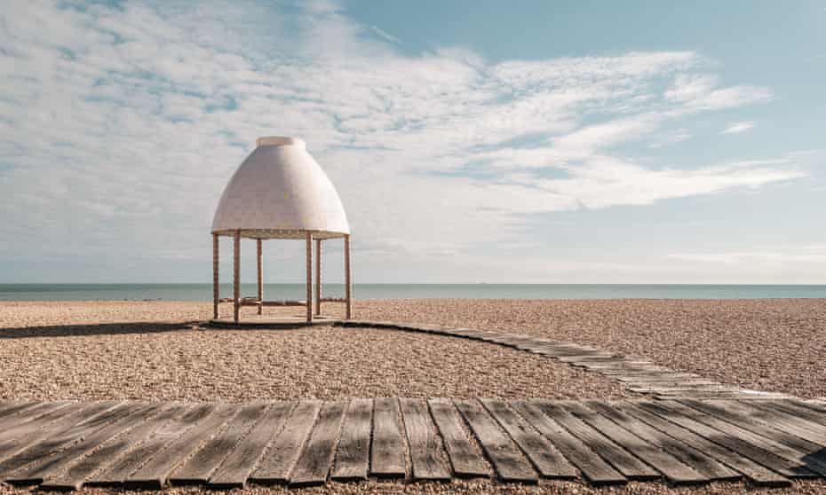 The Jelly Mould Pavillion, by Lubaina Hamid, in Folkestone.