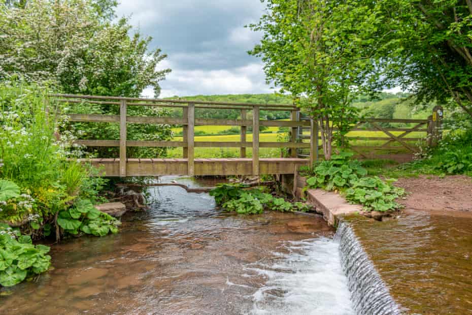 Bridge over the River Dore, just beyond Peterchurch, UK.