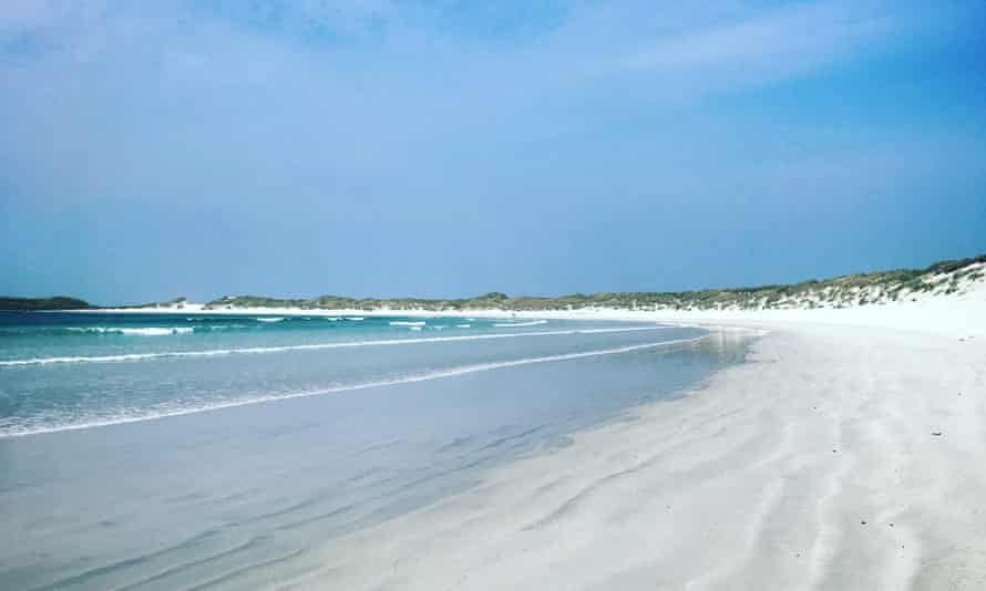 Baleshare beach in North Uist