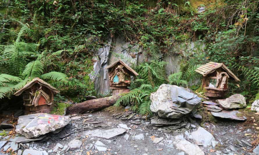 Fairy houses along the Faerie Trail.