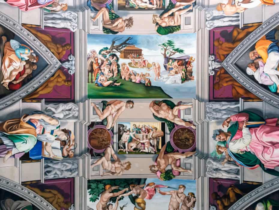 Reproduction of the Sistine Chapel ceiling at the Church of the English Martyrs in Goring-by-Sea.