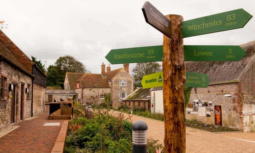 South Downs YHA is housed in a 14th-century flint farmstead