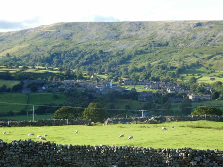 Grinton Lodge looks down on the village of Reeth.