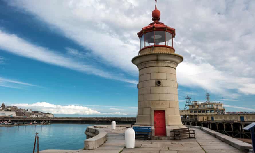 Ramsgate harbour lighthouse.