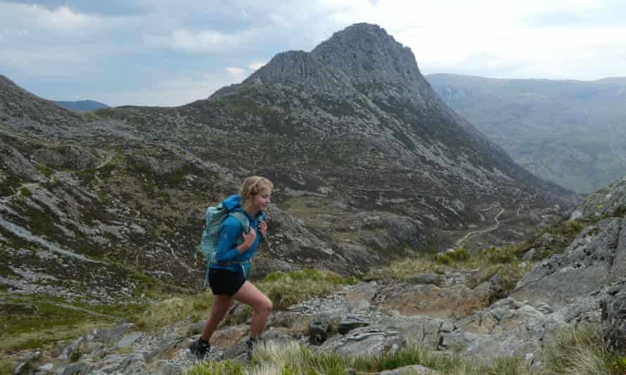 Hero Douglas with Tryfan in the background.